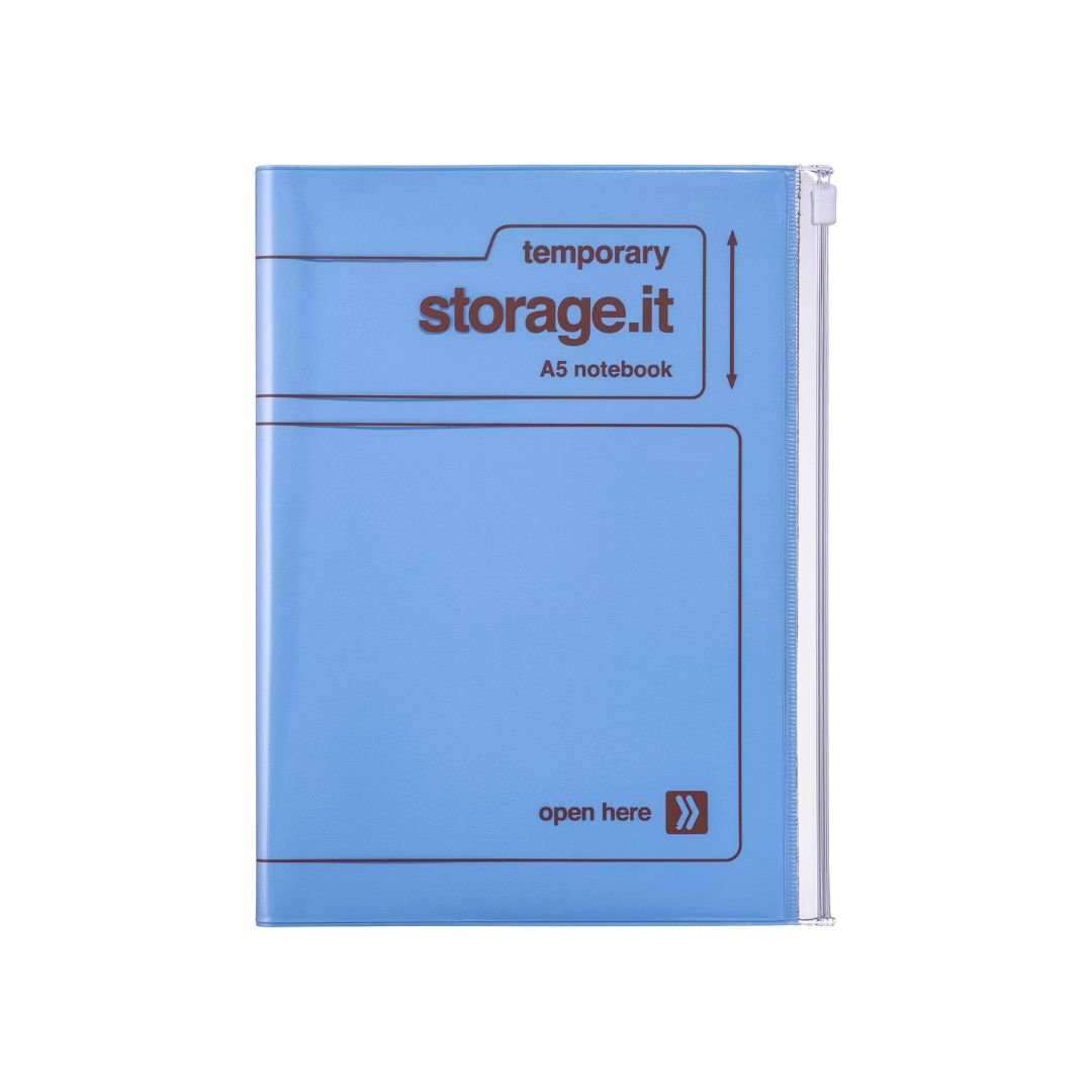 NEW Storage.it A5 Notebook Mark'Style - Blue - Under the Rowan Trees