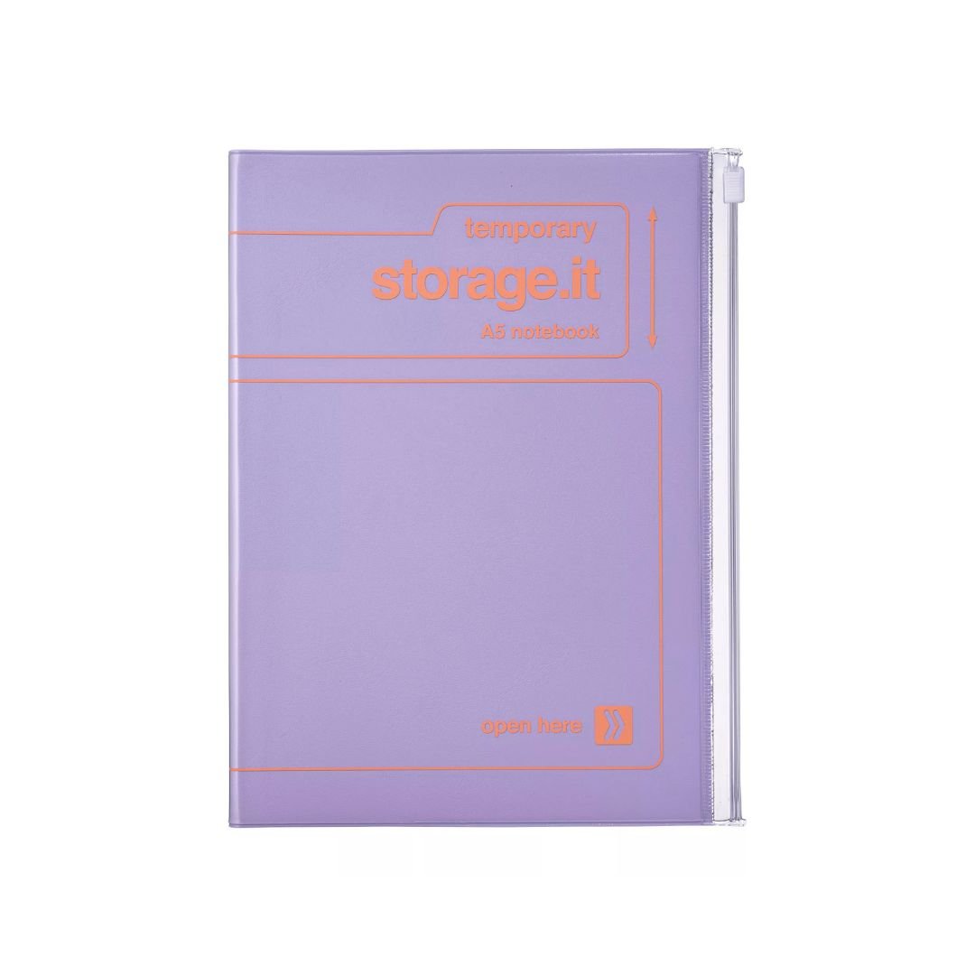 NEW Storage.it A5 Notebook Mark'Style - Light Purple - Under the Rowan Trees