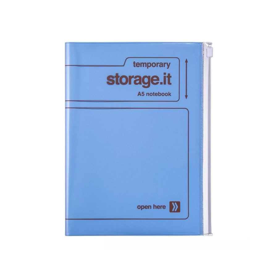 NEW Storage.it A5 Notebook Mark'Style - Blue - Under the Rowan Trees