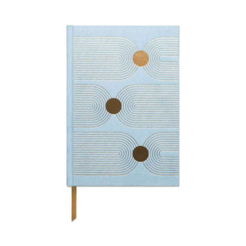 Suedette Hardcover Lined Journal-Notebooks-Designworks Collective-Green