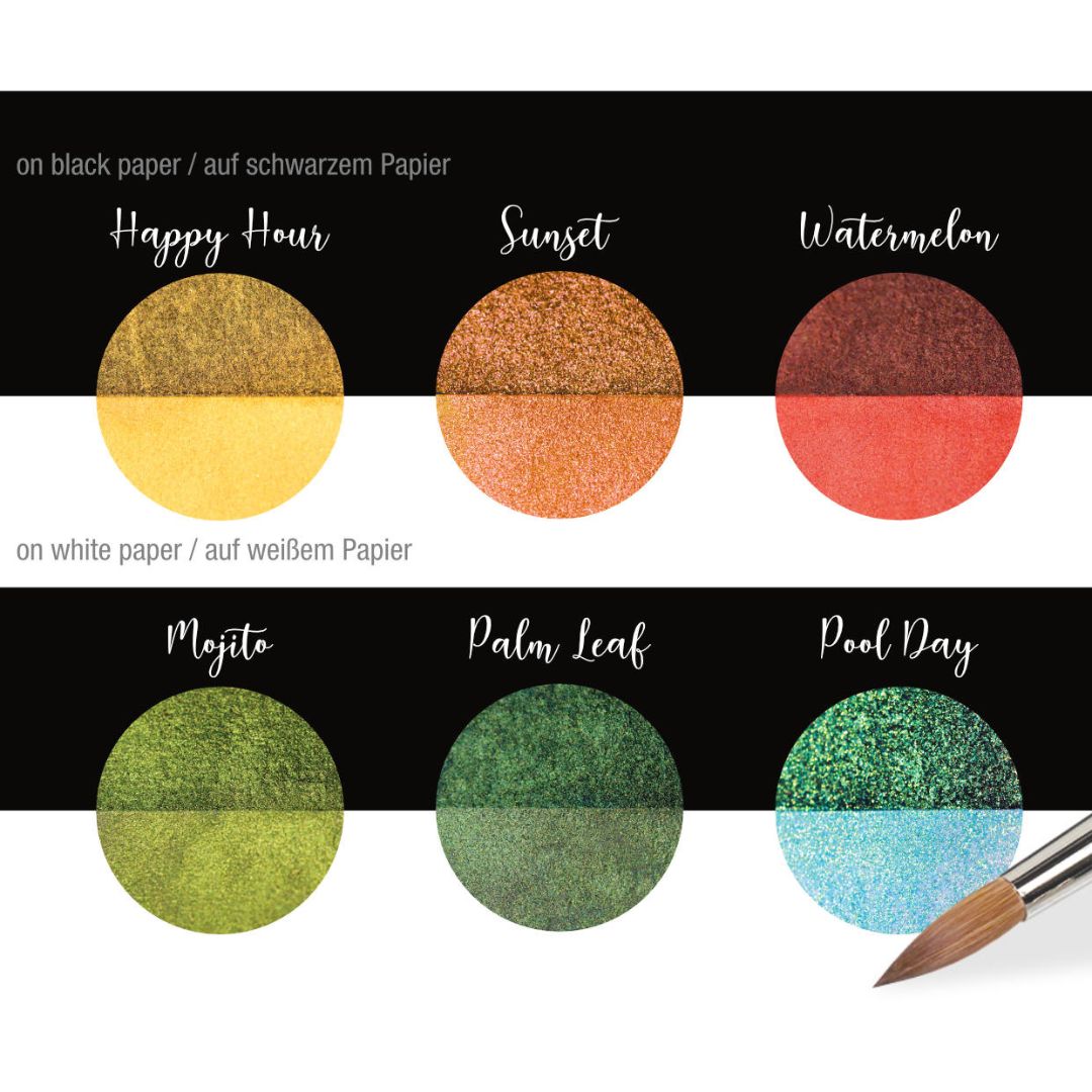 Summer Vibes Pearlcolor Paint Set - Coliro