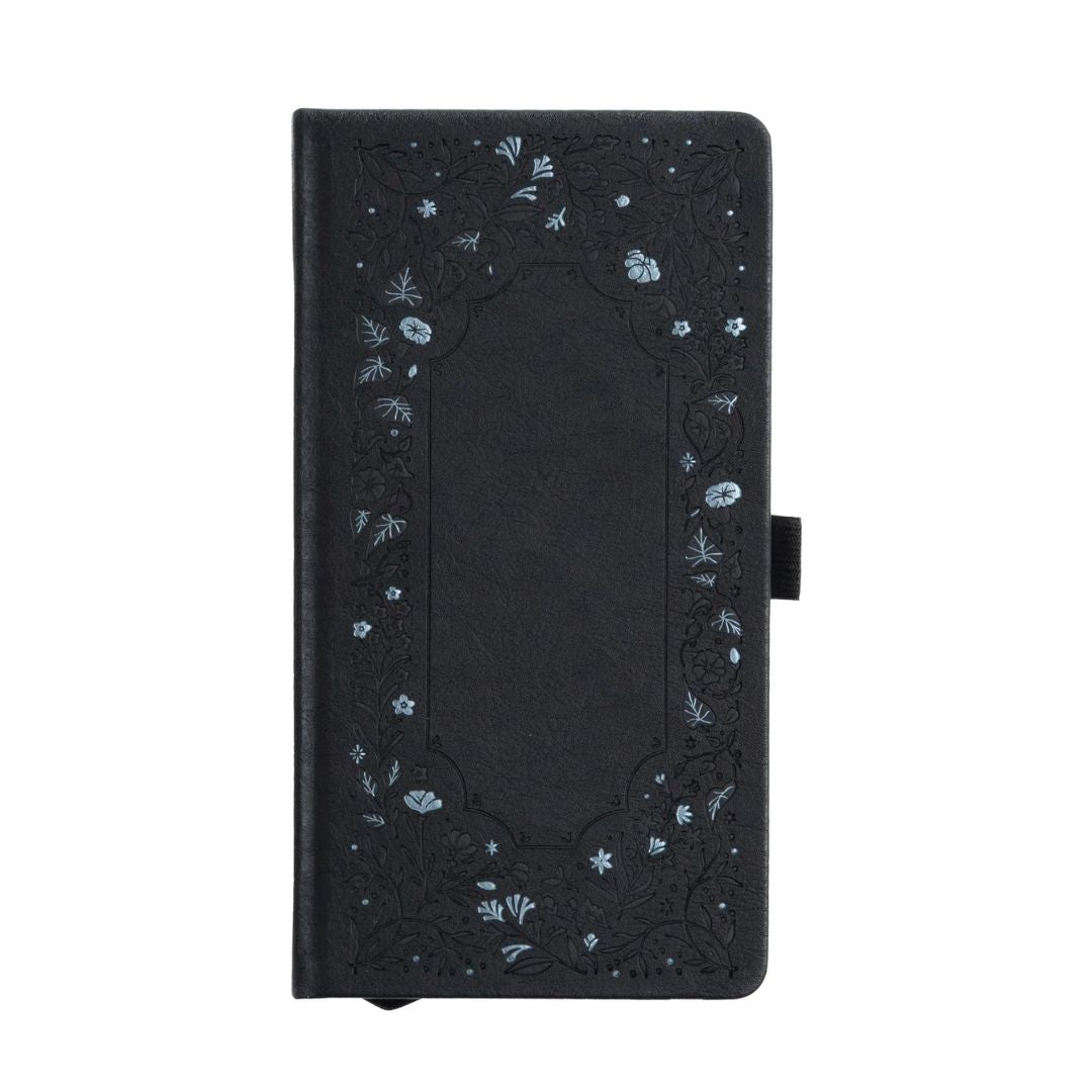 Midnight Floral TN Dot Grid Notebook - Under the Rowan Trees