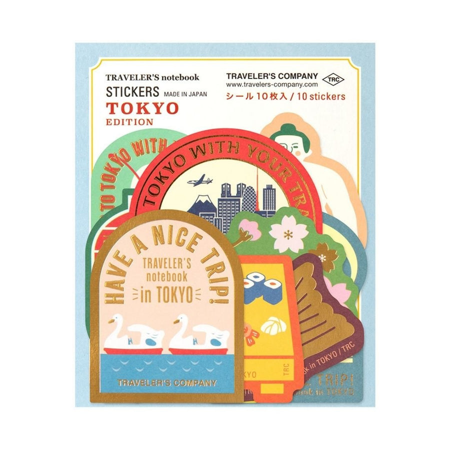 TRAVELER'S notebook Limited Edition Sticker Set Tokyo - TRAVELER'S COMPANY
