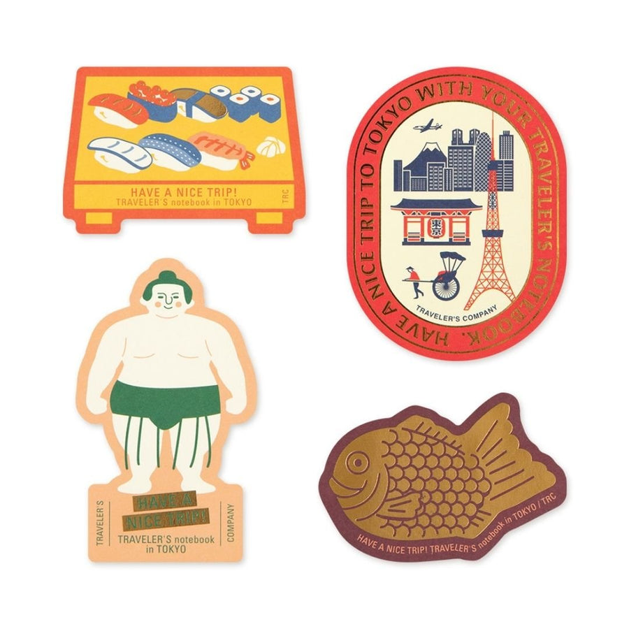 TRAVELER'S notebook Limited Edition Sticker Set Tokyo - TRAVELER'S COMPANY