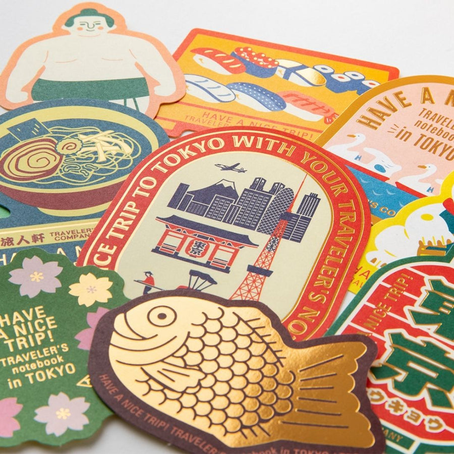 TRAVELER'S notebook Limited Edition Sticker Set Tokyo - TRAVELER'S COMPANY