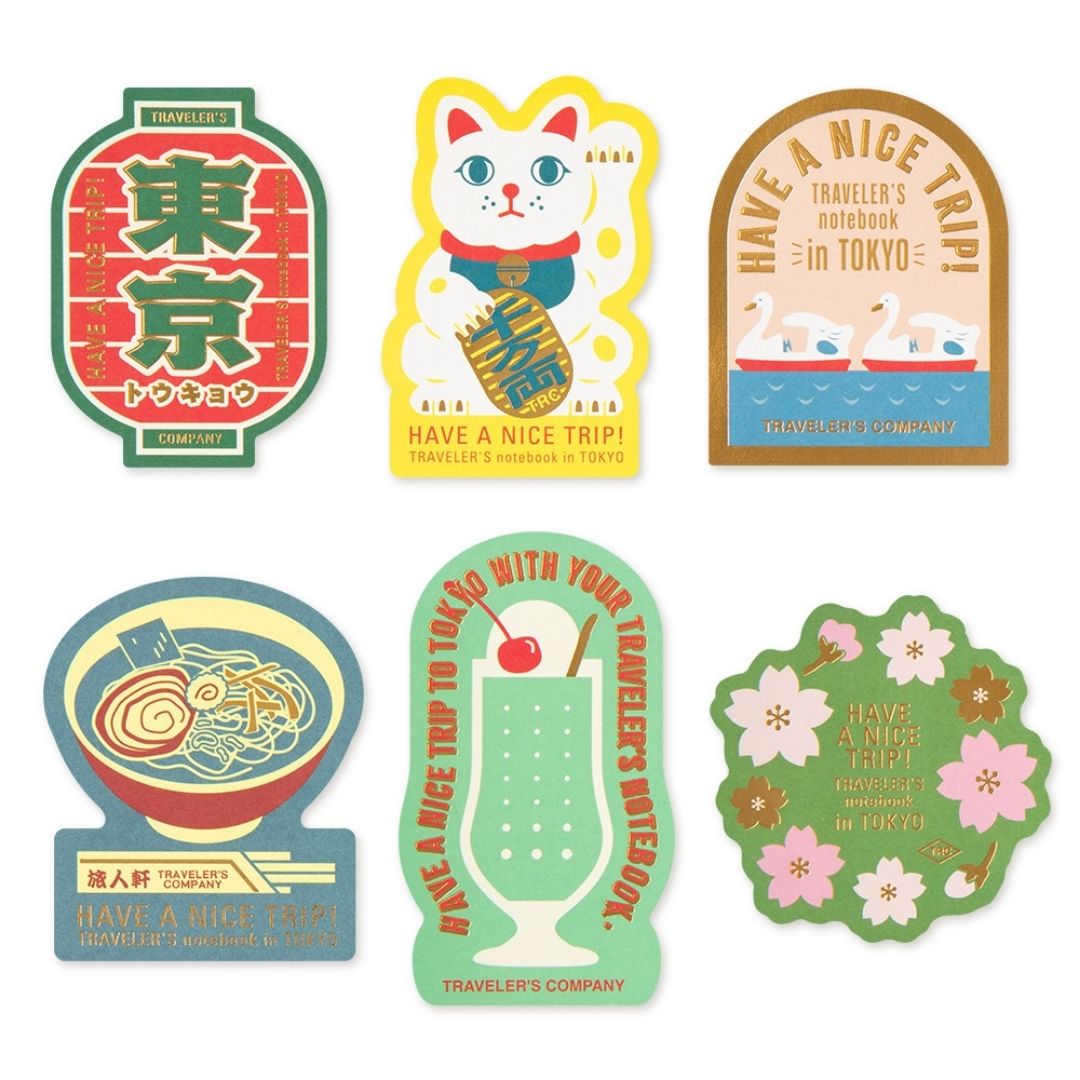 TRAVELER'S notebook Limited Edition Sticker Set Tokyo - TRAVELER'S COMPANY