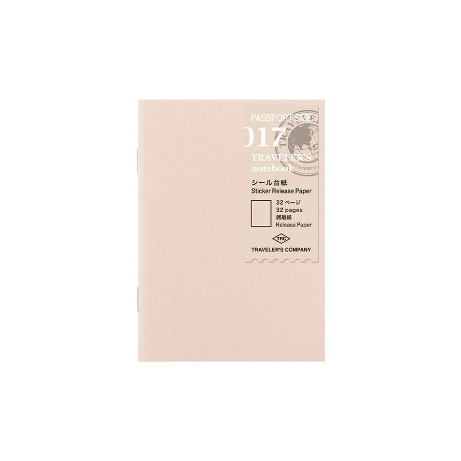 TRAVELER'S notebook Passport Size Refill 017 Sticker Release Paper - TRAVELER'S COMPANY