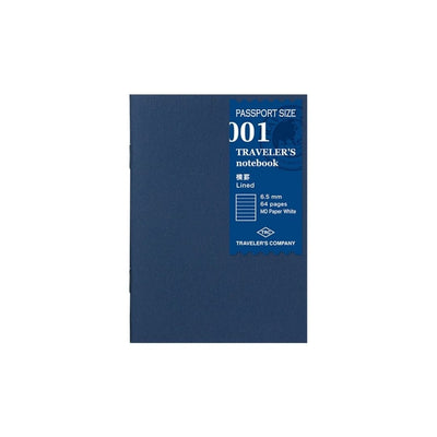 TRAVELER'S notebook Passport Size Refill 001 Lined - TRAVELER'S COMPANY