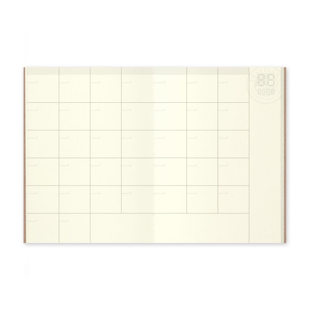 TRAVELER'S notebook Passport Size Refill 006 Free Diary Monthly - TRAVELER'S COMPANY