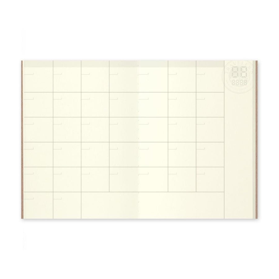 TRAVELER'S notebook Passport Size Refill 006 Free Diary Monthly - TRAVELER'S COMPANY