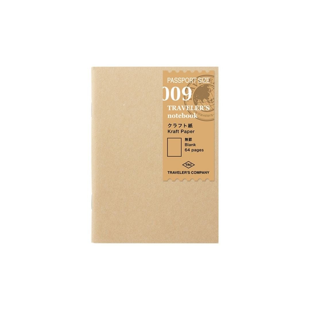 TRAVELER'S notebook Passport Size Refill 009 Kraft Paper - TRAVELER'S COMPANY