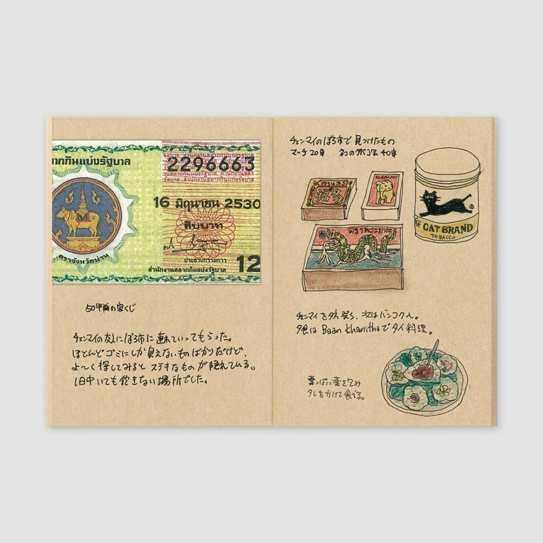 TRAVELER'S notebook Passport Size Refill 009 Kraft Paper - TRAVELER'S COMPANY