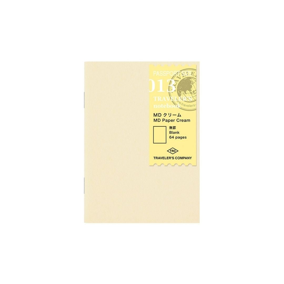 TRAVELER'S notebook Passport Size Refill 012 MD Paper Cream - TRAVELER'S COMPANY