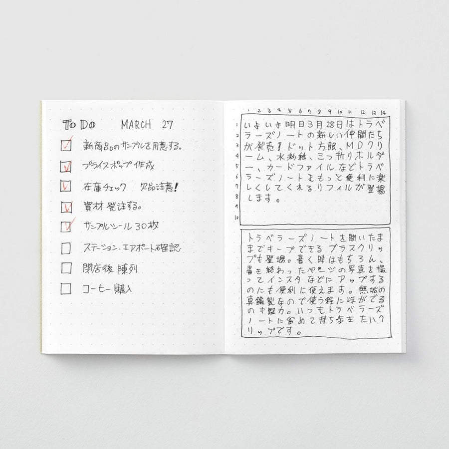 TRAVELER'S notebook Passport Size Refill 014 Dot Grid - TRAVELER'S COMPANY