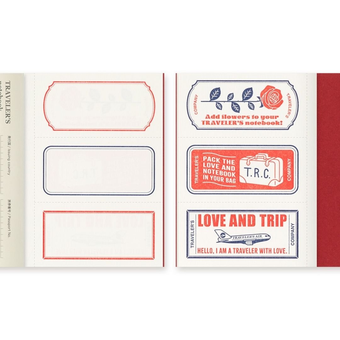 TRAVELER'S notebook Passport Size Refill Love and Trip - TRAVELER'S COMPANY