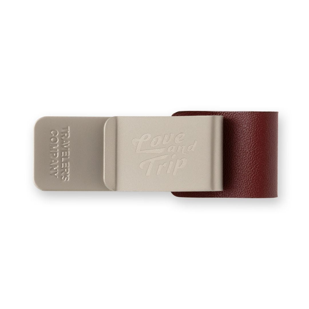 TRAVELER's notebook Pen Holder Red Love and Trip - TRAVELER'S COMPANY