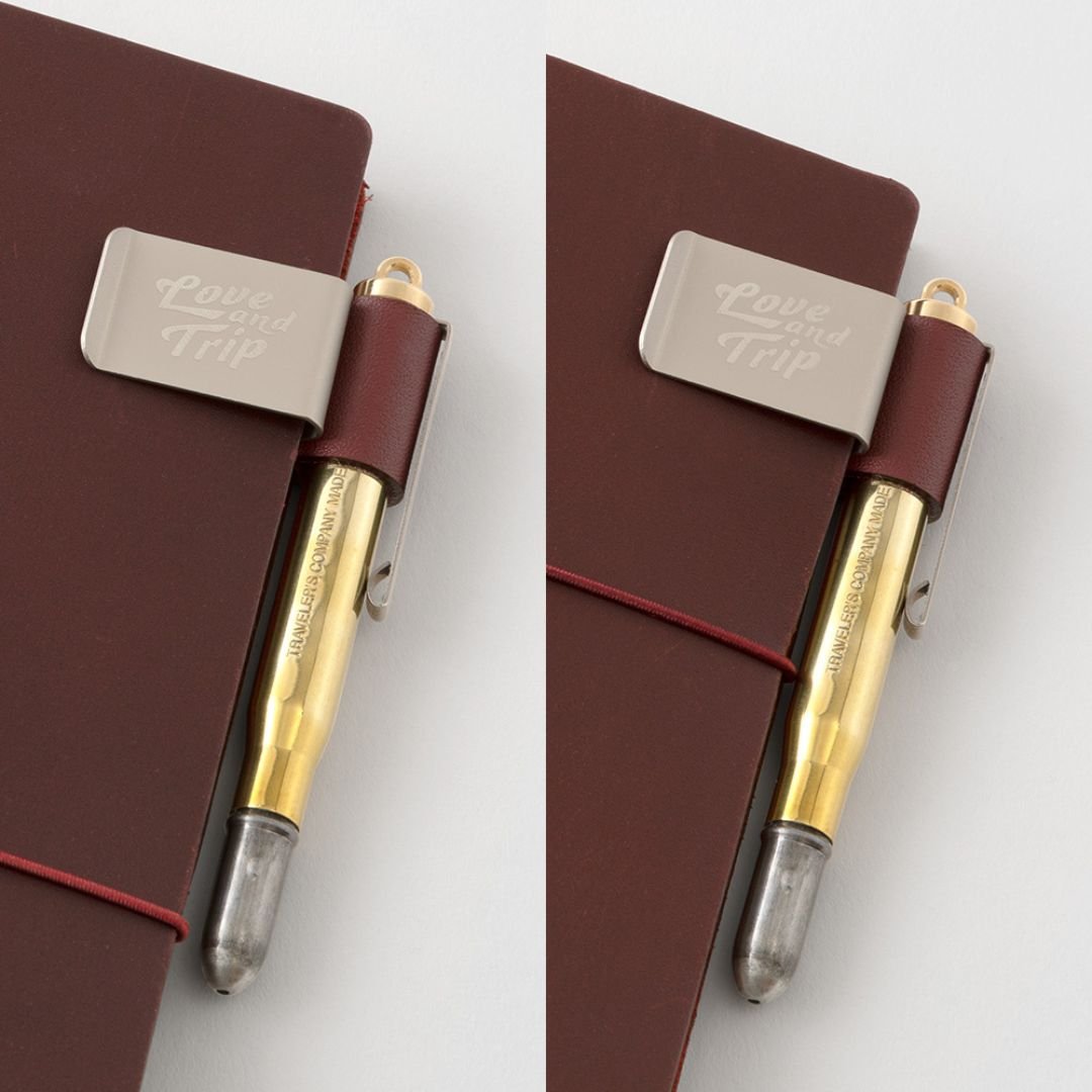 TRAVELER's notebook Pen Holder Red Love and Trip - TRAVELER'S COMPANY