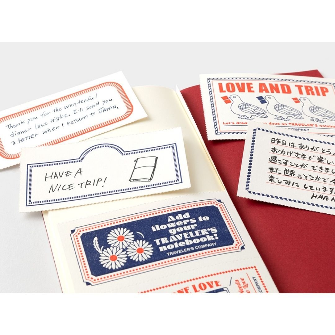 TRAVELER'S notebook Standard Size Refill Love and Trip - TRAVELER'S COMPANY