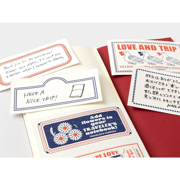 TRAVELER'S notebook Standard Size Refill Love and Trip - TRAVELER'S COMPANY