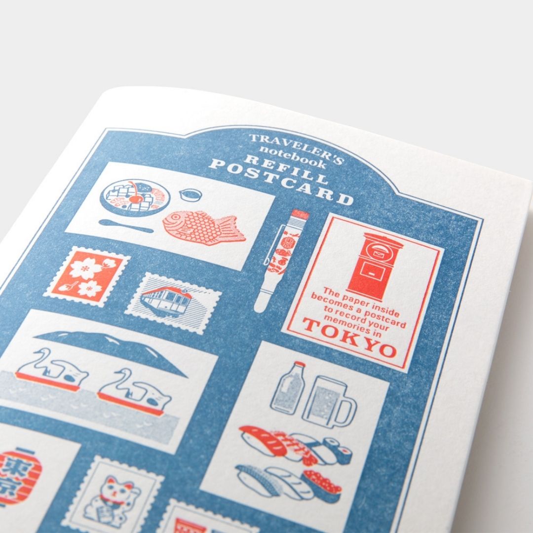 TRAVELER's notebook Standard Refills Tokyo Postcards - TRAVELER'S COMPANY
