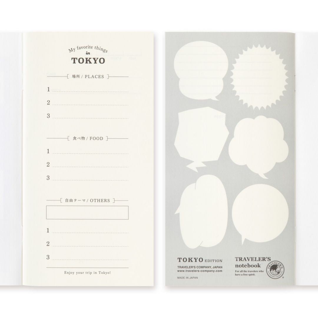 TRAVELER's notebook Standard Refills Tokyo Postcards - TRAVELER'S COMPANY