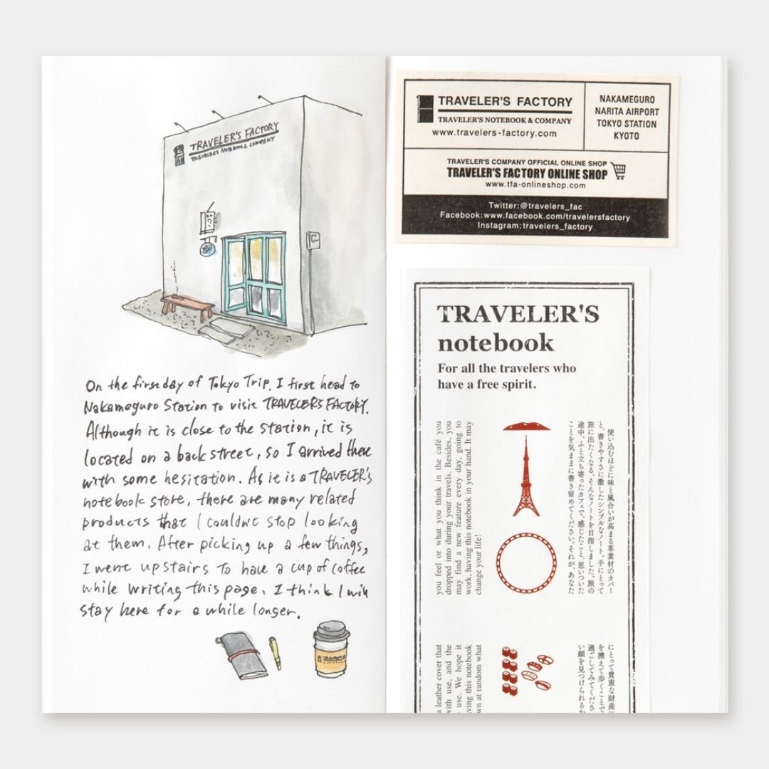 TRAVELER's notebook Standard Refills Tokyo - TRAVELER'S COMPANY