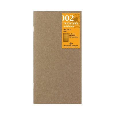 TRAVELER's notebook Standard Refills 002 Grid - TRAVELER'S COMPANY