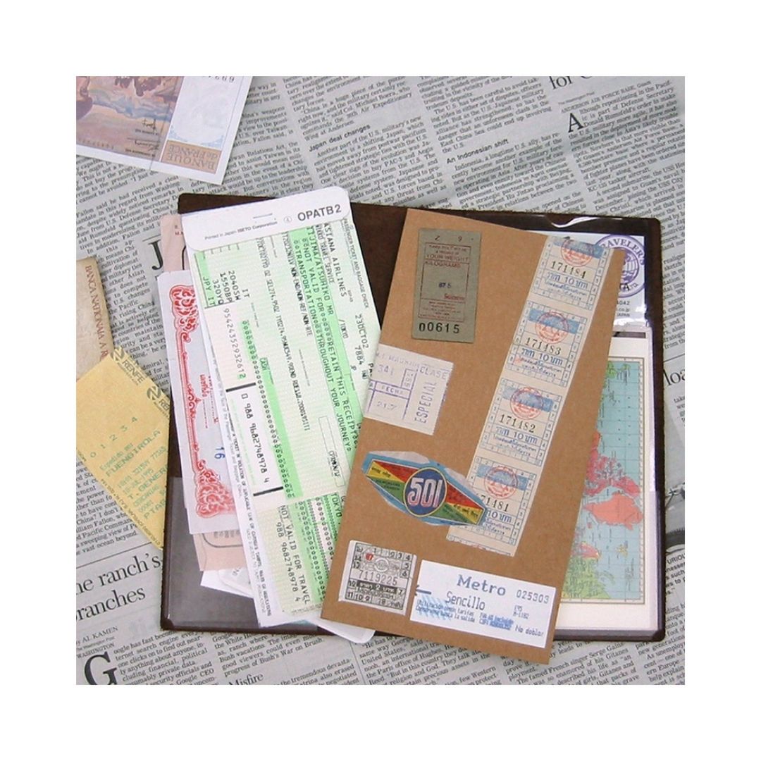 TRAVELER's notebook Standard Refills 004 Pocket Sticker - TRAVELER'S COMPANY