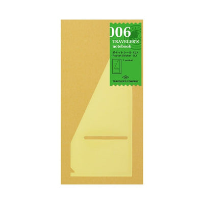 TRAVELER's notebook Standard Refills 006 Pocket Sticker L - TRAVELER'S COMPANY