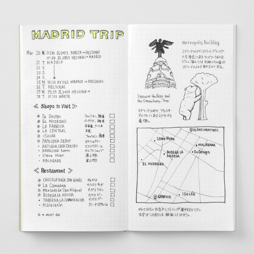 TRAVELER's notebook Standard Refills 026 Dot Grid - TRAVELER'S COMPANY