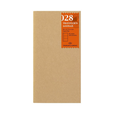 TRAVELER's notebook Standard Refills 028 Card File - TRAVELER'S COMPANY