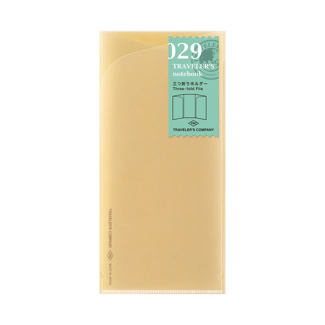 TRAVELER's notebook Standard Refills 029 Three - fold File - TRAVELER'S COMPANY