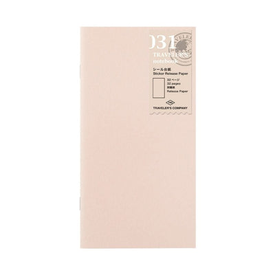 TRAVELER's notebook Standard Refills 031 Sticker Release Paper - TRAVELER'S COMPANY