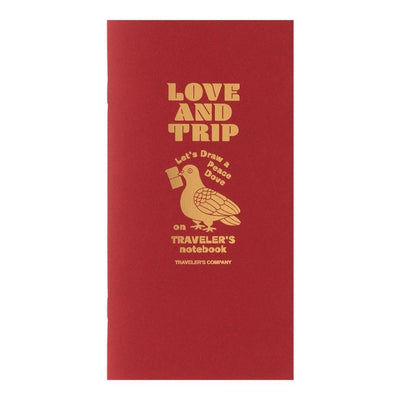 TRAVELER'S notebook Standard Size Refill Love and Trip - TRAVELER'S COMPANY