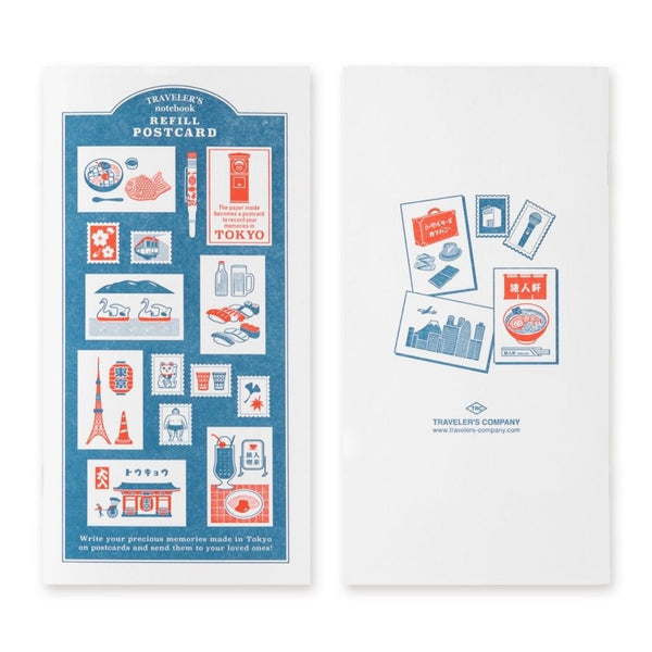 TRAVELER's notebook Standard Refills Tokyo Postcards - TRAVELER'S COMPANY