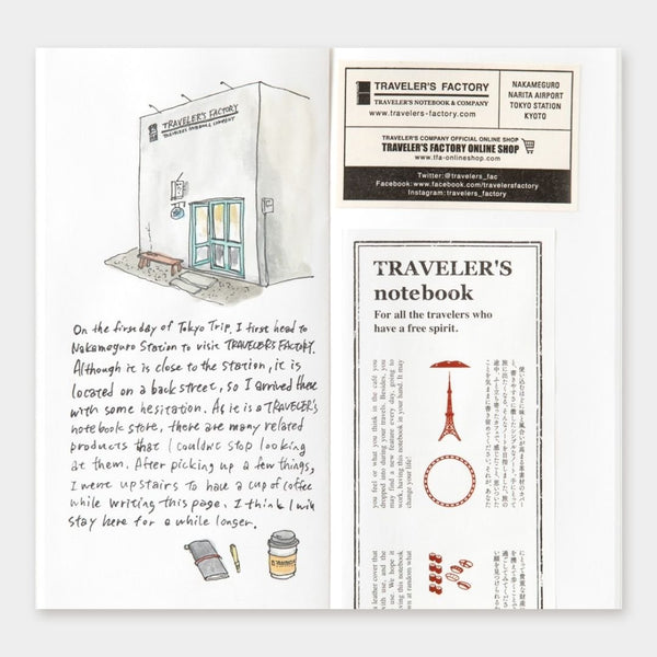 TRAVELER's notebook Standard Refills Tokyo - TRAVELER'S COMPANY