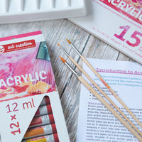 Talens Art Creation Oil & Acrylic Brush Set Polyester 3 Round Brushes