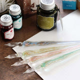 Teranishi Guitar Glass Pen Twist Green