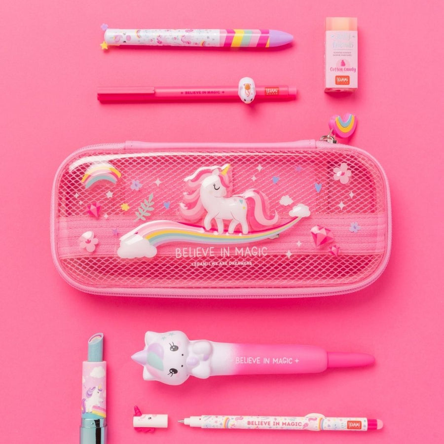 Unicorn Wonderwow Pencil Cases - Legami - Under the Rowan Trees