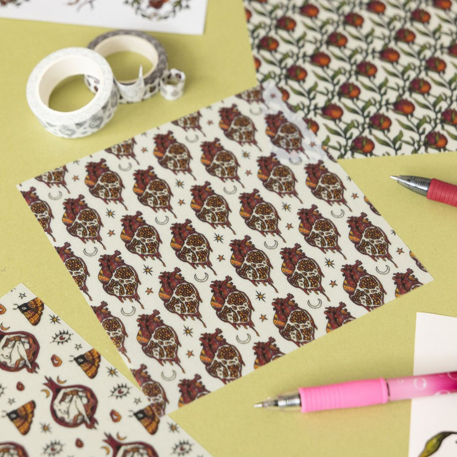 Pomegranate Journaling Set - Under the Rowan Trees