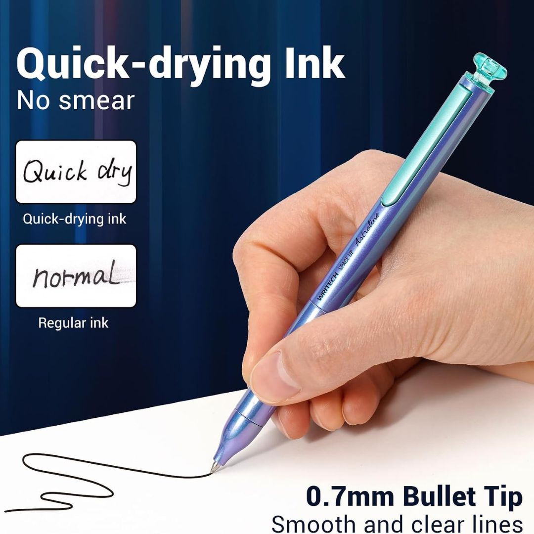 Writech Astroline Gel Pen 0.7mm + Black Refill