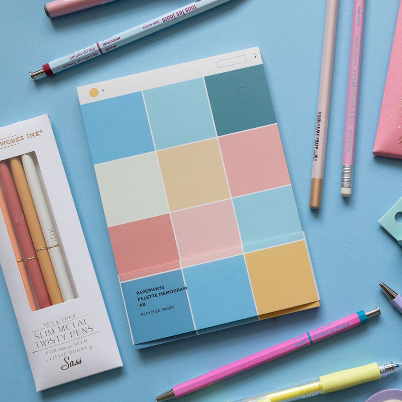 Memogram Notepad - Paperways Palette-Notepads-Paperways-A Bigger Splash