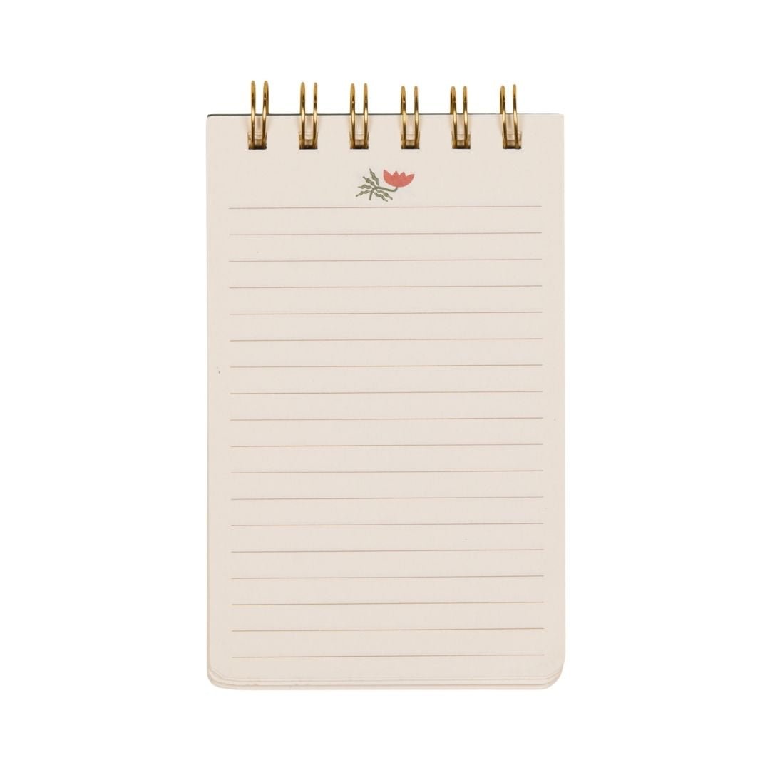 A Dopo Flower Twin Wire Notepad - Designworks Collective - Under the Rowan Trees