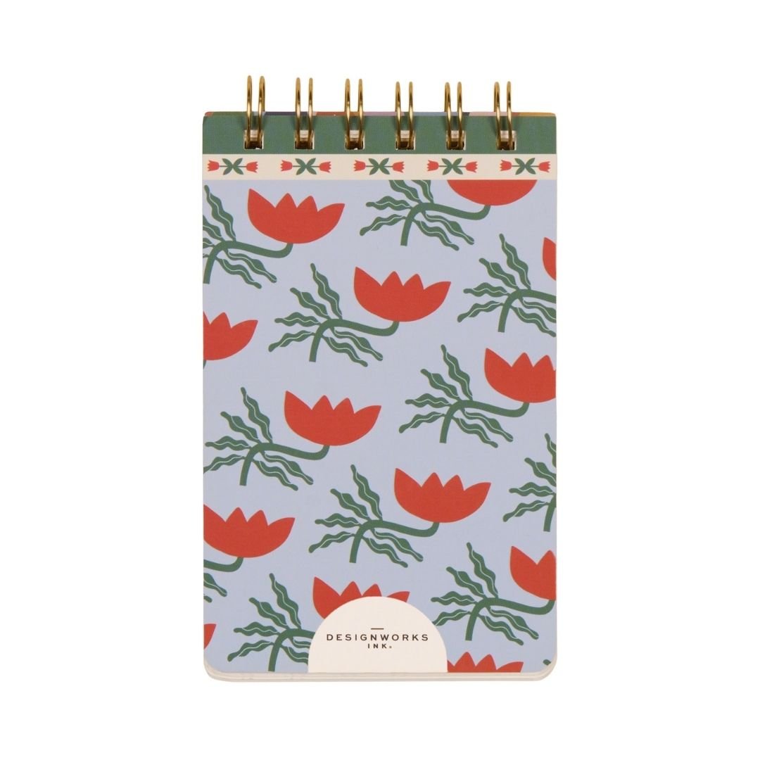 A Dopo Flower Twin Wire Notepad - Designworks Collective - Under the Rowan Trees