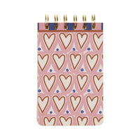 A Dopo Hearts Twin Wire Notepad - Designworks Collective - Under the Rowan Trees