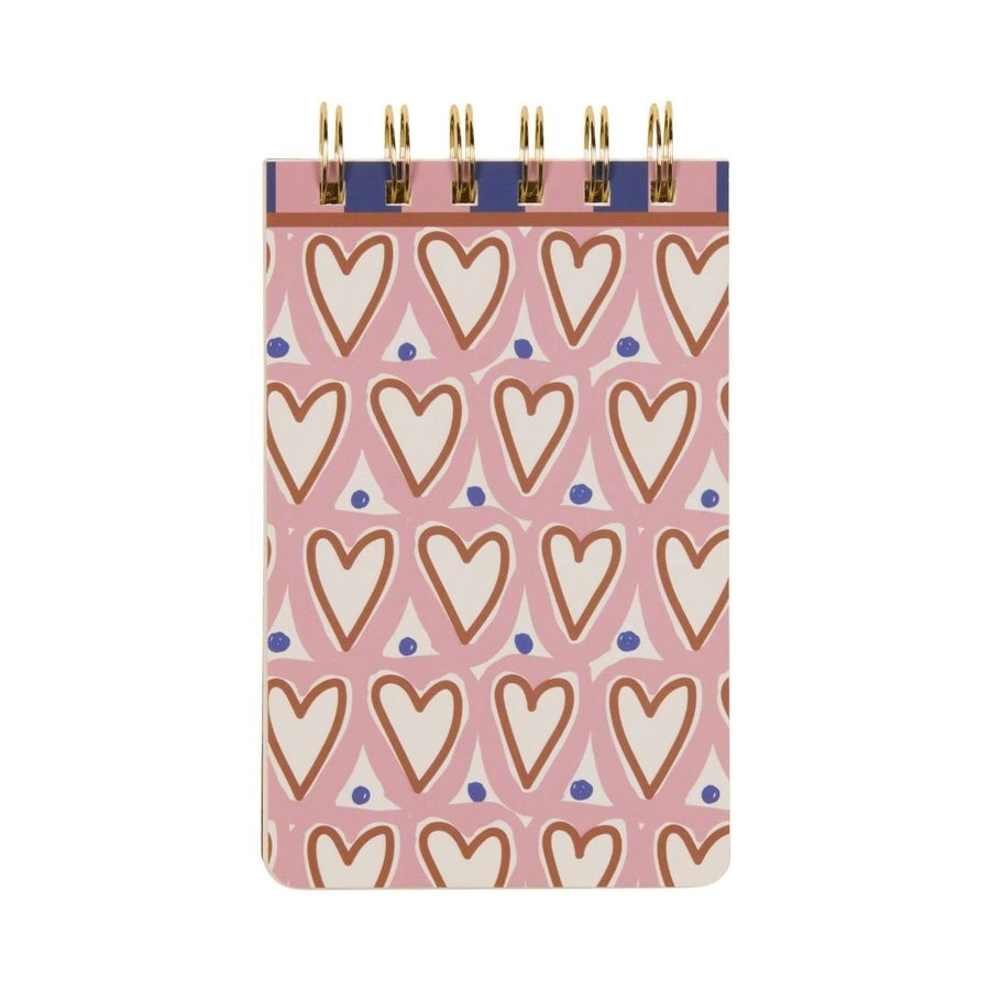 A Dopo Hearts Twin Wire Notepad - Designworks Collective - Under the Rowan Trees