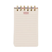 A Dopo Hearts Twin Wire Notepad - Designworks Collective - Under the Rowan Trees