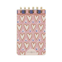 A Dopo Hearts Twin Wire Notepad - Designworks Collective - Under the Rowan Trees