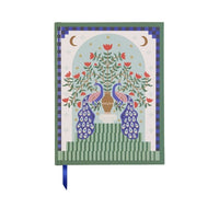 A Dopo Peacock Lined Journal - Designworks Collective - Under the Rowan Trees