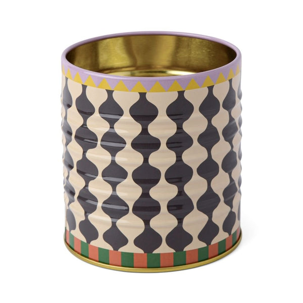 A Dopo Storage Tin-Storage-Designworks Collective-Black & White Wavy
